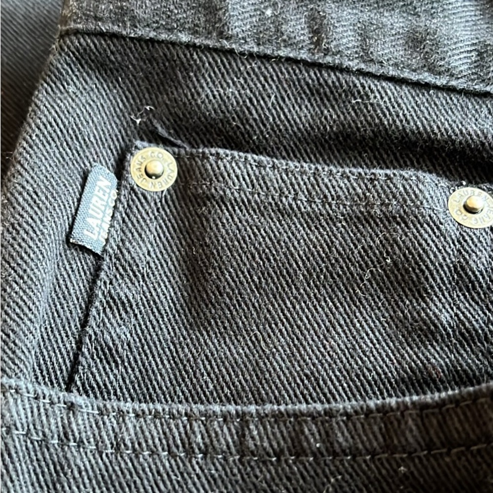 Ralph Lauren Jeans Co. Black Denim Pants - Picture 5 of 5